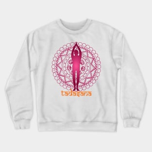 Tadasana Yoga Pose Crewneck Sweatshirt